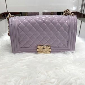 🚫 SOLD🚫Chanel le Boy Bag box, card, dust bag